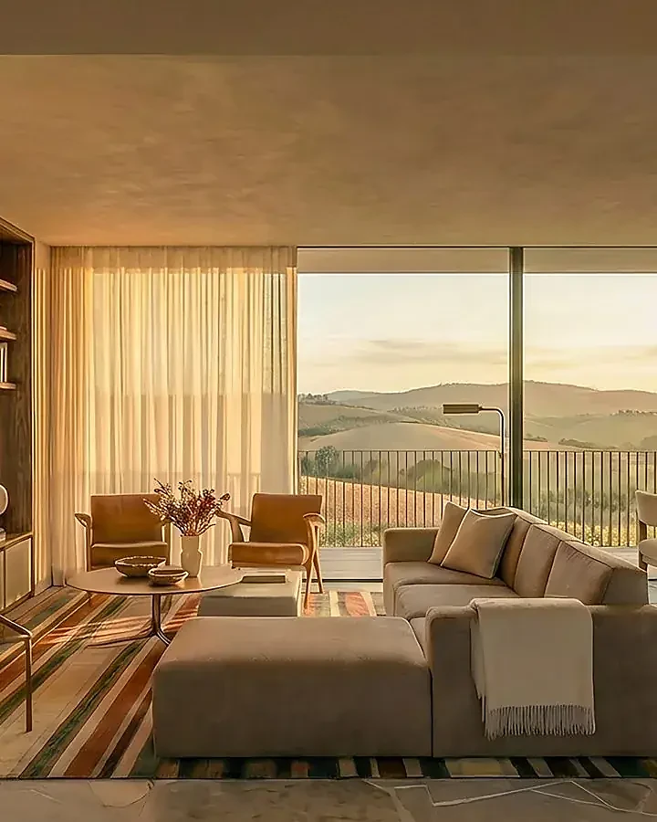 A casa pronta para ser vivida